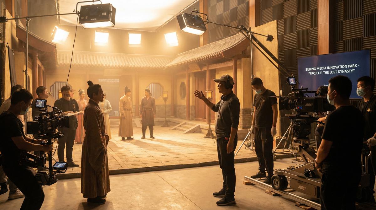 捷克街头影视拍摄幕后视频